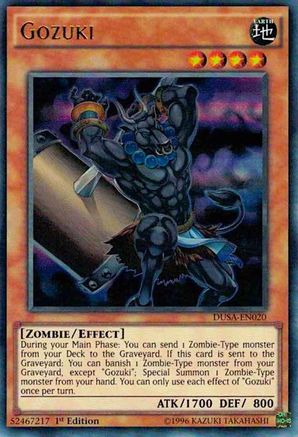 Gozuki (DUSA-EN020) - Duelist Saga 1st Edition Duelist Saga Yugioh Single  Squirtle Squad Card Shop.