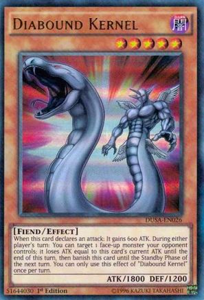 Diabound Kernel (DUSA-EN026) - Duelist Saga 1st Edition Duelist Saga Yugioh Single  Squirtle Squad Card Shop.