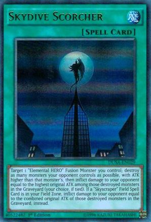 Skydive Scorcher (DUSA-EN029) - Duelist Saga 1st Edition Duelist Saga Yugioh Single  Squirtle Squad Card Shop.