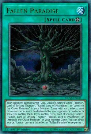 Fallen Paradise (DUSA-EN031) - Duelist Saga 1st Edition Duelist Saga Yugioh Single  Squirtle Squad Card Shop.