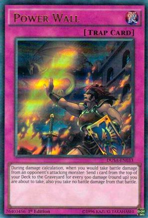 Power Wall (DUSA-EN033) - Duelist Saga 1st Edition Duelist Saga Yugioh Single  Squirtle Squad Card Shop.