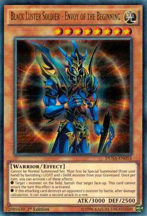 Black Luster Soldier - Envoy of the Beginning (DUSA-EN053) - Duelist Saga 1st Edition Duelist Saga Yugioh Single  Squirtle Squad Card Shop.