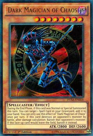 Dark Magician of Chaos (DUSA-EN054) - Duelist Saga 1st Edition Duelist Saga Yugioh Single  Squirtle Squad Card Shop.