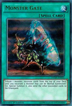 Monster Gate (DUSA-EN055) - Duelist Saga 1st Edition Duelist Saga Yugioh Single  Squirtle Squad Card Shop.