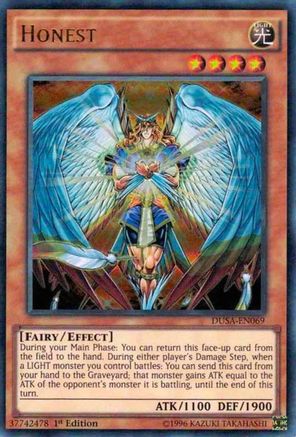 Honest (DUSA-EN069) - Duelist Saga 1st Edition Duelist Saga Yugioh Single  Squirtle Squad Card Shop.