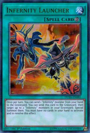 Infernity Launcher (DUSA-EN082) - Duelist Saga 1st Edition Duelist Saga Yugioh Single  Squirtle Squad Card Shop.