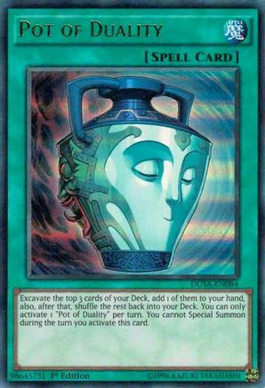 Pot of Duality (DUSA-EN084) - Duelist Saga 1st Edition Duelist Saga Yugioh Single  Squirtle Squad Card Shop.