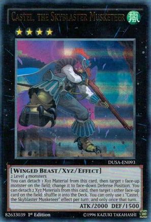 Castel, the Skyblaster Musketeer (DUSA-EN093) - Duelist Saga 1st Edition Duelist Saga Yugioh Single  Squirtle Squad Card Shop.