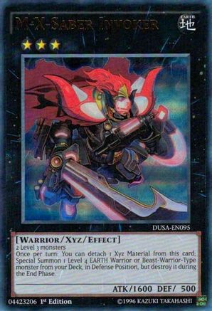 M-X-Saber Invoker (DUSA-EN095) - Duelist Saga 1st Edition Duelist Saga Yugioh Single  Squirtle Squad Card Shop.