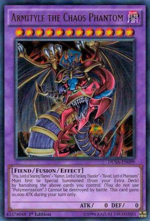 Armityle the Chaos Phantom (DUSA-EN099) - Duelist Saga 1st Edition Duelist Saga Yugioh Single  Squirtle Squad Card Shop.