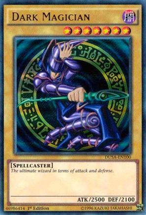 Dark Magician (DUSA-EN100) - Duelist Saga 1st Edition Duelist Saga Yugioh Single  Squirtle Squad Card Shop.