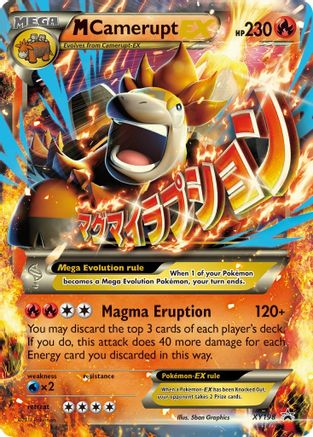 M Camerupt EX XY198  - Holofoil XY Promos - Promo XY Promos Pokemon Single  Squirtle Squad Card Shop.
