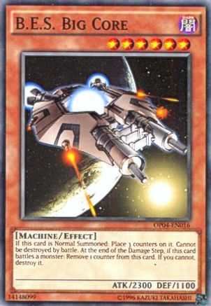 B.E.S. Big Core (OP04-EN016) - OTS Tournament Pack 4 Unlimited OTS Tournament Pack 4 Yugioh Single  Squirtle Squad Card Shop.