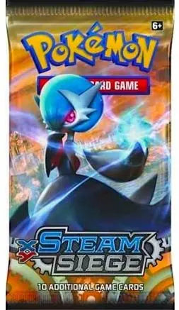 Steam Siege Booster Pack XY - Steam Siege Pokemon Sealed  Squirtle Squad Card Shop.
