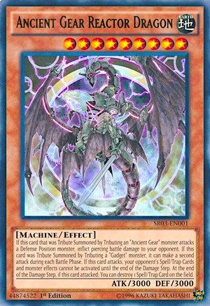 Ancient Gear Reactor Dragon (SR03-EN001) - Structure Deck: Machine Reactor Unlimited Structure Deck: Machine Reactor Yugioh Single  Squirtle Squad Card Shop.