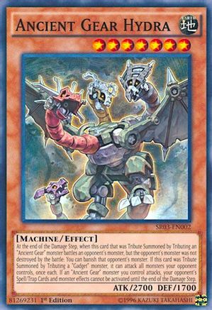 Ancient Gear Hydra (SR03-EN002) - Structure Deck: Machine Reactor Unlimited Structure Deck: Machine Reactor Yugioh Single  Squirtle Squad Card Shop.