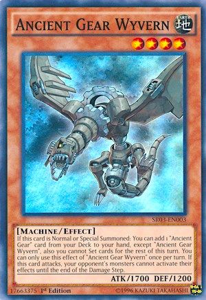 Ancient Gear Wyvern (SR03-EN003) - Structure Deck: Machine Reactor 1st Edition Structure Deck: Machine Reactor Yugioh Single  Squirtle Squad Card Shop.