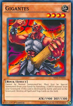 Gigantes (SR03-EN016) - Structure Deck: Machine Reactor 1st Edition Structure Deck: Machine Reactor Yugioh Single  Squirtle Squad Card Shop.
