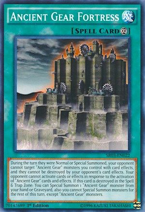 Ancient Gear Fortress (SR03-EN022) - Structure Deck: Machine Reactor 1st Edition Structure Deck: Machine Reactor Yugioh Single  Squirtle Squad Card Shop.
