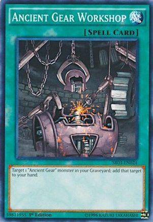 Ancient Gear Workshop (SR03-EN024) - Structure Deck: Machine Reactor 1st Edition Structure Deck: Machine Reactor Yugioh Single  Squirtle Squad Card Shop.