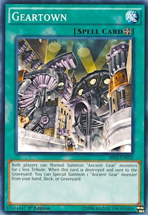 Geartown (SR03-EN025) - Structure Deck: Machine Reactor Unlimited Structure Deck: Machine Reactor Yugioh Single  Squirtle Squad Card Shop.
