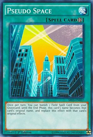 Pseudo Space (SR03-EN027) - Structure Deck: Machine Reactor Unlimited Structure Deck: Machine Reactor Yugioh Single  Squirtle Squad Card Shop.