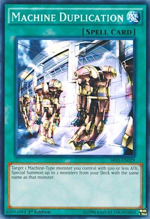 Machine Duplication (SR03-EN029) - Structure Deck: Machine Reactor Unlimited Structure Deck: Machine Reactor Yugioh Single  Squirtle Squad Card Shop.