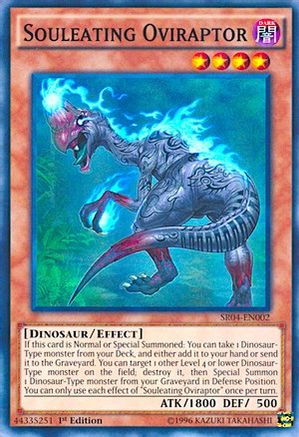 Souleating Oviraptor (SR04-EN002) - Structure Deck: Dinosmasher's Fury Unlimited Structure Deck: Dinosmasher's Fury Yugioh Single  Squirtle Squad Card Shop.