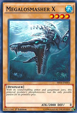 Megalosmasher X (SR04-EN003) - Structure Deck: Dinosmasher's Fury Unlimited Structure Deck: Dinosmasher's Fury Yugioh Single  Squirtle Squad Card Shop.