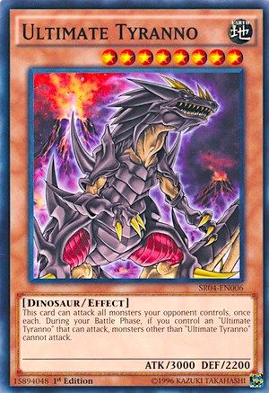 Ultimate Tyranno (SR04-EN006) - Structure Deck: Dinosmasher's Fury Unlimited Structure Deck: Dinosmasher's Fury Yugioh Single  Squirtle Squad Card Shop.