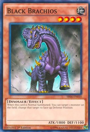 Black Brachios (SR04-EN010) - Structure Deck: Dinosmasher's Fury Unlimited Structure Deck: Dinosmasher's Fury Yugioh Single  Squirtle Squad Card Shop.
