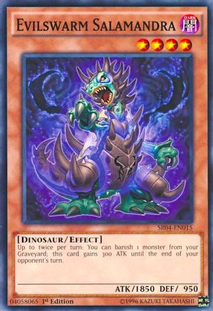 Evilswarm Salamandra (SR04-EN015) - Structure Deck: Dinosmasher's Fury Unlimited Structure Deck: Dinosmasher's Fury Yugioh Single  Squirtle Squad Card Shop.