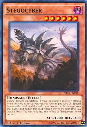 Stegocyber (SR04-EN016) - Structure Deck: Dinosmasher's Fury 1st Edition Structure Deck: Dinosmasher's Fury Yugioh Single  Squirtle Squad Card Shop.