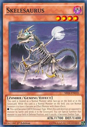 Skelesaurus (SR04-EN018) - Structure Deck: Dinosmasher's Fury Unlimited Structure Deck: Dinosmasher's Fury Yugioh Single  Squirtle Squad Card Shop.
