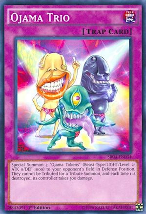 Ojama Trio (SR04-EN034) - Structure Deck: Dinosmasher's Fury Unlimited Structure Deck: Dinosmasher's Fury Yugioh Single  Squirtle Squad Card Shop.