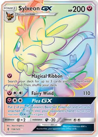 Sylveon GX (Secret)  - Holofoil SM  Guardians Rising - Secret Rare
