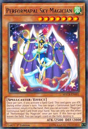 Performapal Sky Magician (MACR-EN001) - Maximum Crisis Unlimited Maximum Crisis Yugioh Single  Squirtle Squad Card Shop.