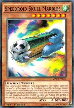 Speedroid Skull Marbles (MACR-EN006) - Maximum Crisis 1st Edition Maximum Crisis Yugioh Single  Squirtle Squad Card Shop.