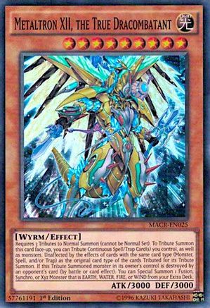 Metaltron XII, the True Dracombatant (MACR-EN025) - Maximum Crisis 1st Edition Maximum Crisis Yugioh Single  Squirtle Squad Card Shop.