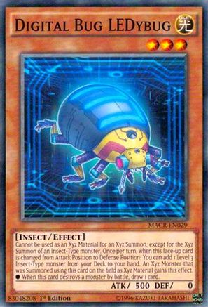 Digital Bug LEDybug (MACR-EN029) - Maximum Crisis 1st Edition Maximum Crisis Yugioh Single  Squirtle Squad Card Shop.