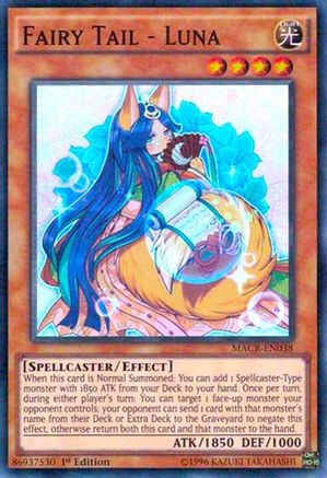 Fairy Tail - Luna (MACR-EN038) - Maximum Crisis 1st Edition Maximum Crisis Yugioh Single  Squirtle Squad Card Shop.
