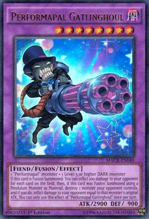 Performapal Gatlinghoul (MACR-EN040) - Maximum Crisis 1st Edition Maximum Crisis Yugioh Single  Squirtle Squad Card Shop.