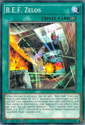 B.E.F. Zelos (MACR-EN062) - Maximum Crisis 1st Edition Maximum Crisis Yugioh Single  Squirtle Squad Card Shop.