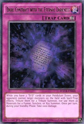 Dark Contract with the Eternal Darkness (MACR-EN068) - Maximum Crisis 1st Edition Maximum Crisis Yugioh Single  Squirtle Squad Card Shop.