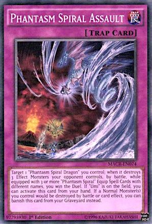 Phantasm Spiral Assault (MACR-EN074) - Maximum Crisis Unlimited Maximum Crisis Yugioh Single  Squirtle Squad Card Shop.