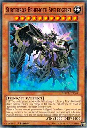Subterror Behemoth Speleogeist (MACR-EN084) - Maximum Crisis Unlimited Maximum Crisis Yugioh Single  Squirtle Squad Card Shop.
