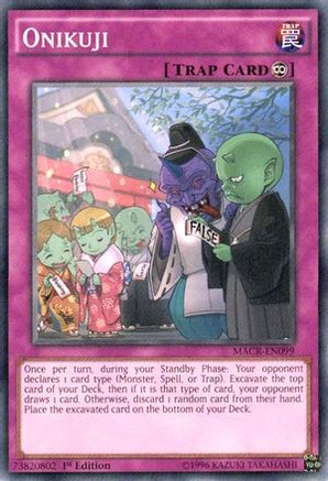 Onikuji (MACR-EN099) - Maximum Crisis Unlimited Maximum Crisis Yugioh Single  Squirtle Squad Card Shop.