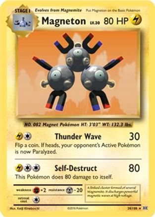 Magneton (XY Evolutions) 038/108  Deck Exclusives - Rare Deck Exclusives Pokemon Single  Squirtle Squad Card Shop.