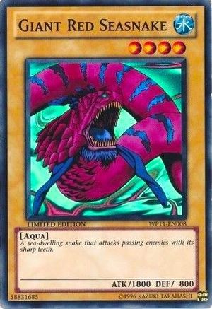 Giant Red Seasnake (WP11-EN008) - World Championship 2011 Card Pack Limited World Championship 2011 Card Pack Yugioh Single  Squirtle Squad Card Shop.