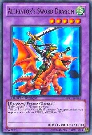 Alligator's Sword Dragon (WP11-EN015) - World Championship 2011 Card Pack Limited World Championship 2011 Card Pack Yugioh Single  Squirtle Squad Card Shop.